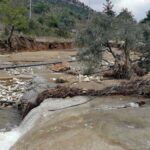 Βιβλική καταστροφή στη Θάσο από την κακοκαιρία Adel: Ξηλώθηκαν δρόμοι και πλημμύρισαν σπίτια