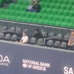 Hellenic Championship ATP 250: Ο Τι Τζέι Σορτς παρακολουθεί τένις στο Telekom Center Athens