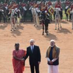 Υποδοχή με όλες τις τιμές επιφύλαξε στον Πούτιν ο Μόντι