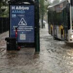 Καταιγίδα «χτύπησε» την Αττική: Πλημμύρες, προβλήματα κυκλοφορίας και διακοπές ρεύματος