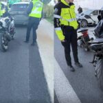 Συνελήφθη ο οδηγός μηχανής που παρέσυρε και τραυμάτισε αστυνομικούς στην Αττική Οδό