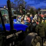 Νέο μπλόκο των αγροτών στη διασταύρωση του Σιδηροδρομικού Σταθμού Νάουσας