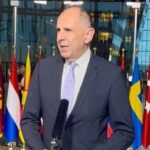 Γεραπετρίτης στην Σύνοδο του ΝΑΤΟ:  «Οφείλουμε να σταθούμε στην Ουκρανία»