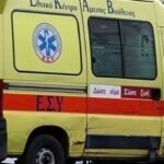 Λαμία: Αυτοκίνητο αναποδογύρισε στη μέση του δρόμου μετά από τροχαίο