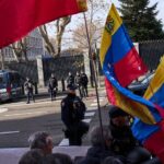 Βενεζουέλα: Μεγάλη διαδήλωση έξω από την αμερικανική πρεσβεία στη Μαδρίτη
