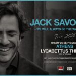 Πρώτη στάση του ευρωπαϊκού σκέλους της περιοδείας του Jack Savoretti ο Λυκαβηττός – Στις 25/09