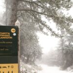 Στα «λευκά» Ηλεία, Μεσσηνία και Σέρρες: Χιονίζει σε Βίλια και Πάρνηθα – Εντυπωσιακά πλάνα