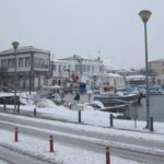 Εντυπωσιακή δορυφορική εικόνα από την πάλλευκη Λήμνο την Πρωτοχρονιά: Χιονοκάλυψη στο 100%