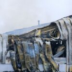 Βίντεο από drone πάνω από το εργοστάσιο της Βιολάντα – Συντρίμμια παντού και καμμένες λαμαρίνες