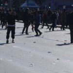 Ένταση και μολότοφ στην πορεία για τα Τέμπη και στη Θεσσαλονίκη