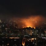 «Κόλαση» εκρήξεων στη Βηρυτό: Η στιγμή που οι Ισραηλινοί βομβαρδίζουν 10 πολυώροφα κτήρια